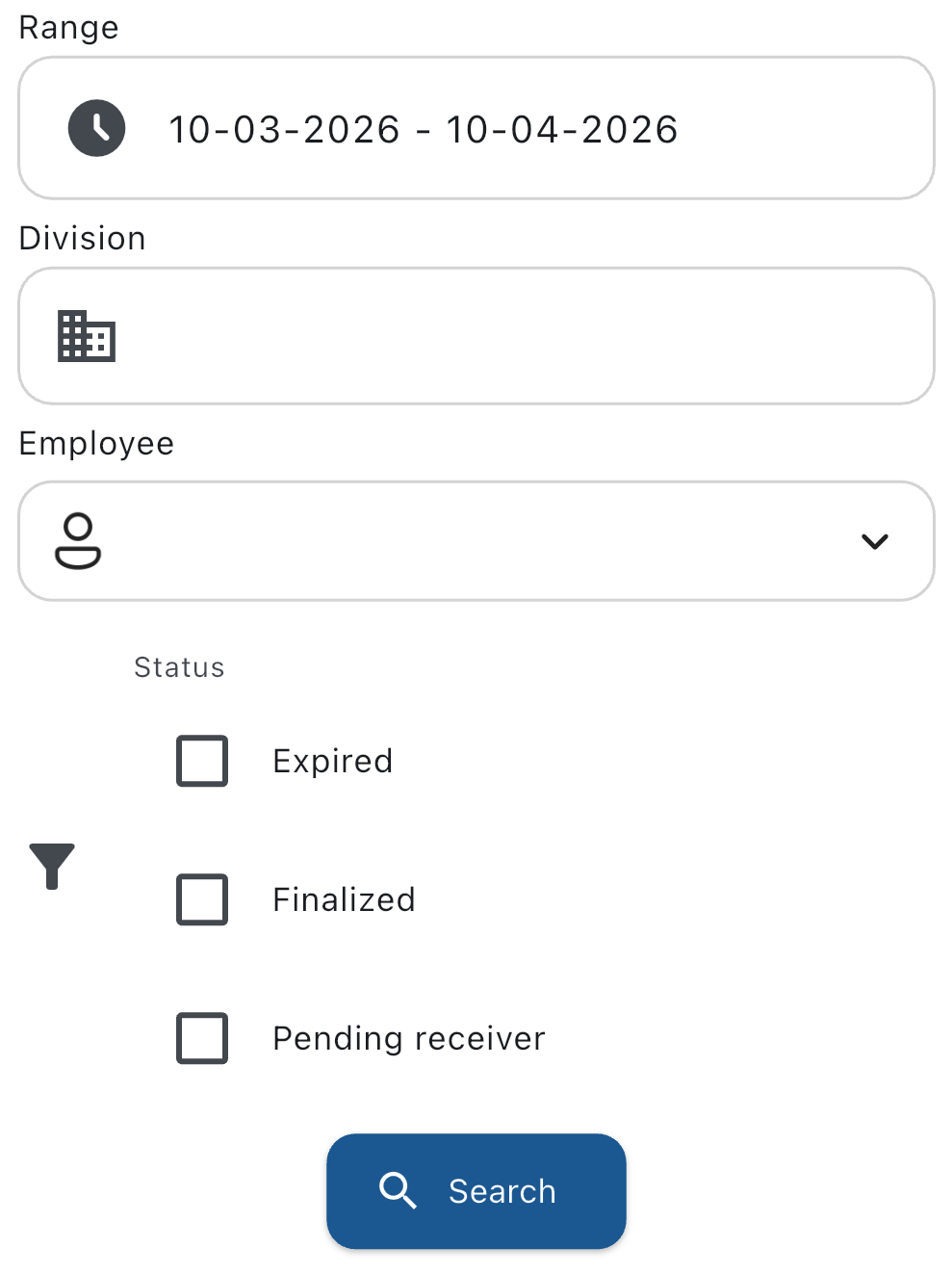 Shift swap requests search
