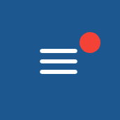 Notifications button with red badge