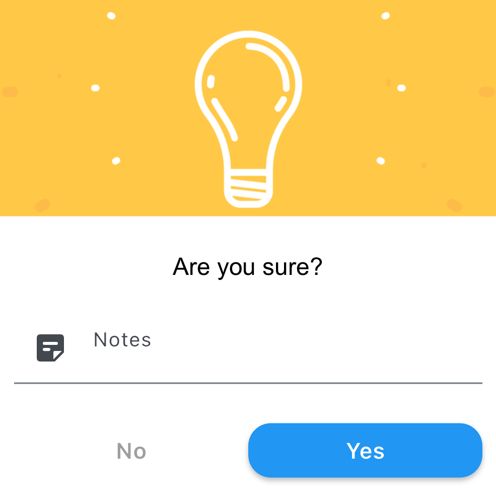 Shifts swap screen confirmation