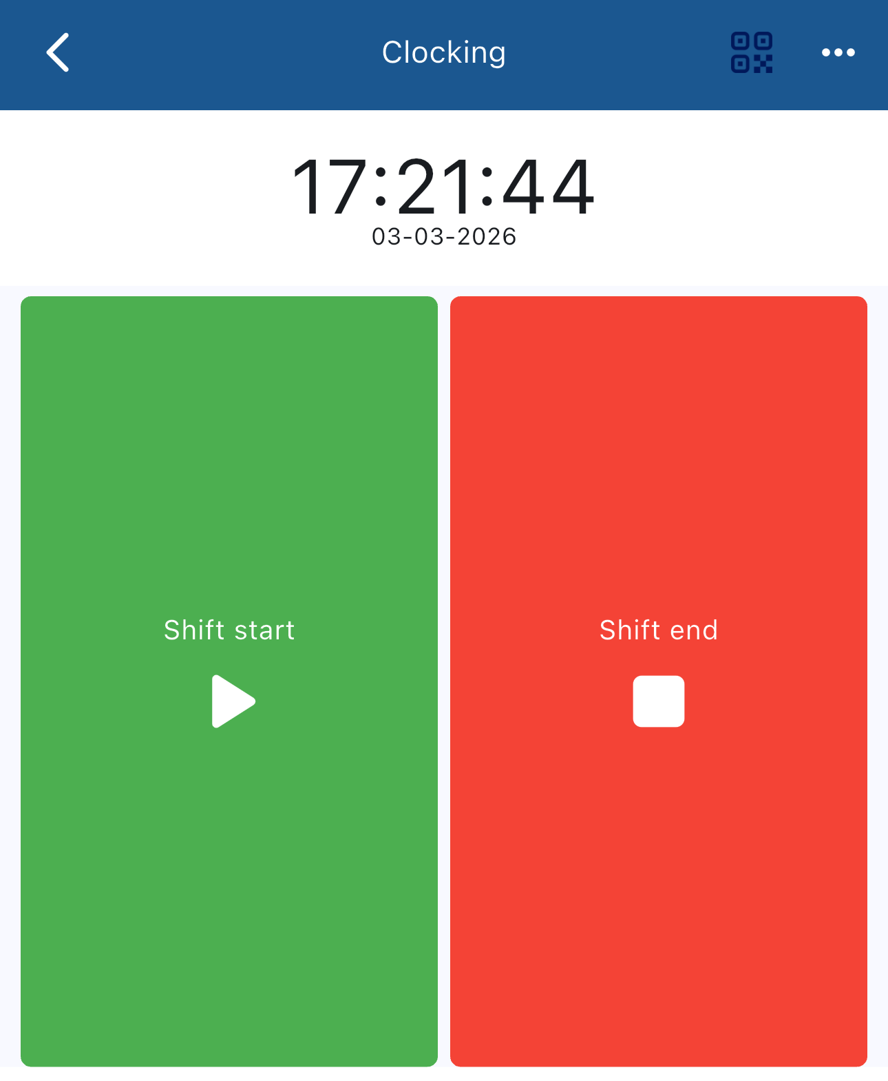 Clocking with no breaks